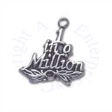 ''1 In A Million" Message Charm
