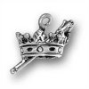 3D Kings Crown And Scepter Charm