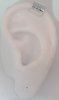 Nonpiercing Hammered 9mm Wide Mini Flat Band Upper Ear Cuff