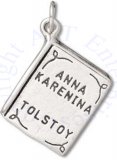 3D Two Sided Anna Karenina By Tolstoy Book Charm