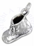 3D Right Foot Baby Shoe Charm
