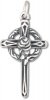 Celtic Cross With Rose In Circle Religious Christian Charm