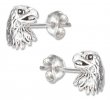 Eagle Head Post Earrings