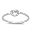 Love Knot Symbol Thicker Wire Ring