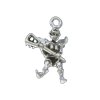 3D Woman Angel With Wings Playing Lacrosse Charm