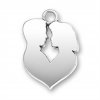 Man And Woman Couple In Embrace Lovers Heart Charm
