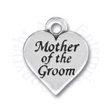 Mother Of The Groom Heart Charm