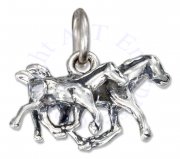 Small 3D Mare Colt Horse Charm