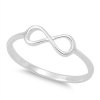 Small Infinity Symbol Design Love Knot Ring