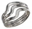 3 Band Wave Ring
