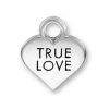 TRUE LOVE Valentines Candy Heart Charm