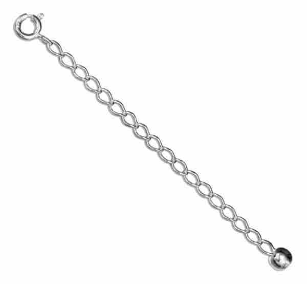 3" Inch Curb Chain Extender Ball Spring Ring 3" Inch Curb Chain Extender Ball Spring Ring