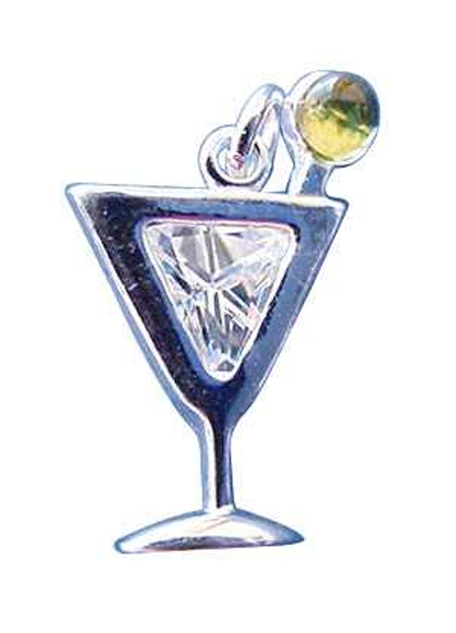Cocktail Glass Charm