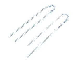 1 3/4" Sterling Silver Straight Earring Threads 1 3/4" Sterling Silver Straight Earring Threads