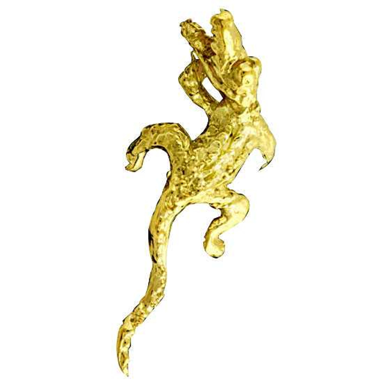 Gold Vermeil Left Only Alligator Crocadile Ear Cuff Wrap Gold Vermeil Left Only Alligator Crocadile Ear Cuff Wrap