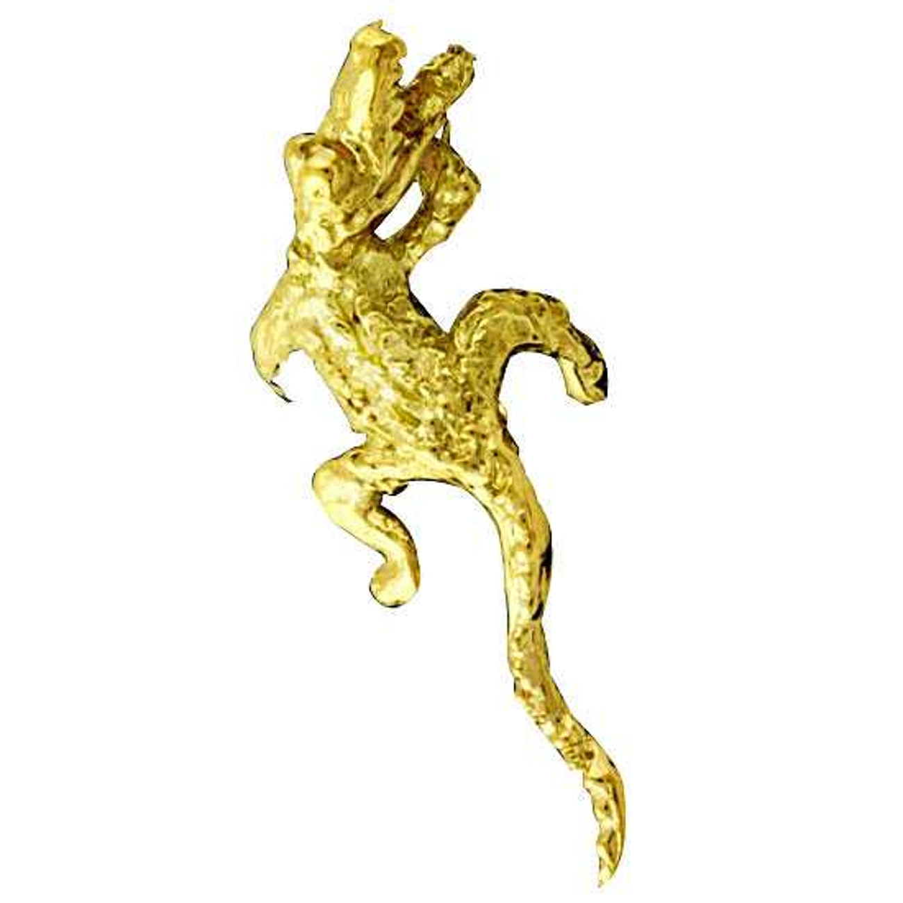 Gold Vermeil Right Only Alligator Crocadile Ear Cuff Wrap Gold Vermeil Right Only Alligator Crocadile Ear Cuff Wrap