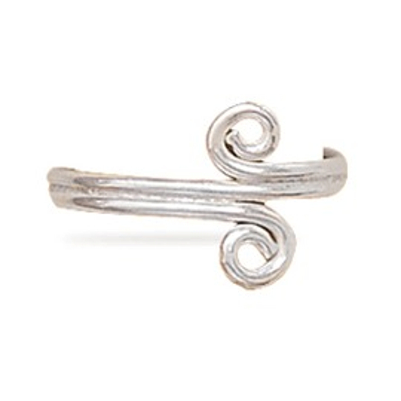 Double Swirls Adjustable Toe Ring Double Swirls Adjustable Toe Ring