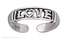 Love Toe Rings