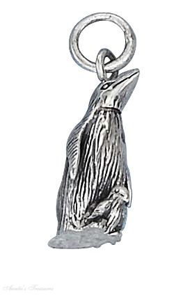 3D Mother And Baby Penguin Charm 3D Mother And Baby Penguin Charm