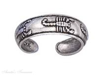 Sterling Silver Scorpion Toe Ring Sterling Silver Scorpion Toe Ring