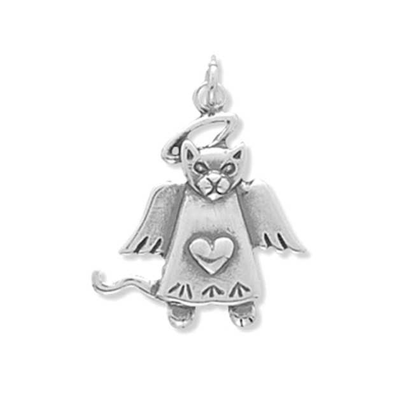Kitty Cat Angel Charm