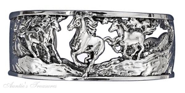 Horse Herd Cuff Bracelet Horse Herd Cuff Bracelet