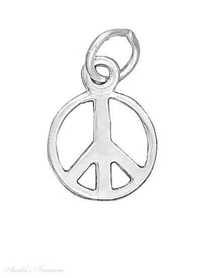 Peace Symbol Sign Charm