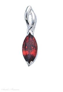 Marquise Garnet Pendant Bail