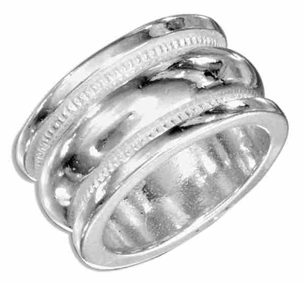 Unisex Wide Band Ring