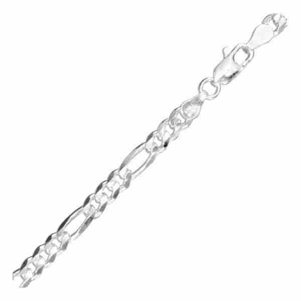 5mm Wide Figaro Chain Anklet Necklace Bracelet 5mm Wide Figaro Chain Anklet Necklace Bracelet