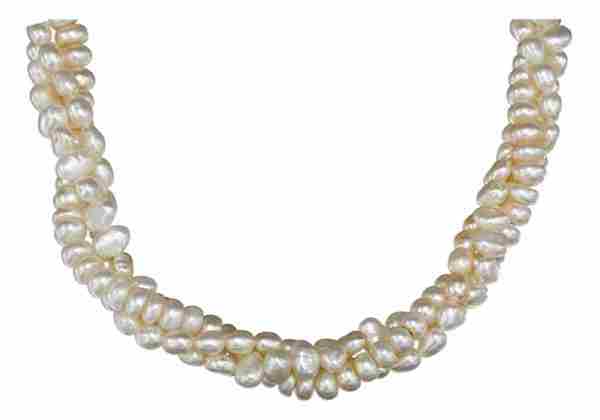 Triple Strand Freshwater Pearl Necklace Triple Strand Freshwater Pearl Necklace