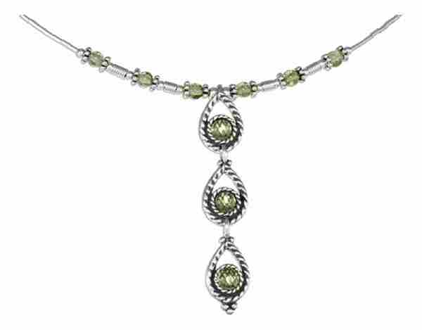 Peridot Neckwire Necklace Peridot Neckwire Necklace