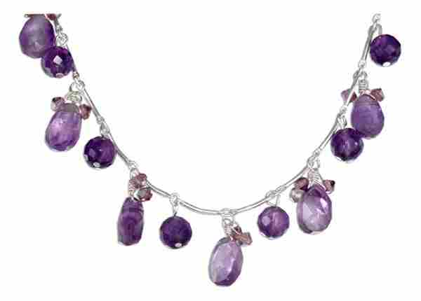 Amethyst Choker Necklace