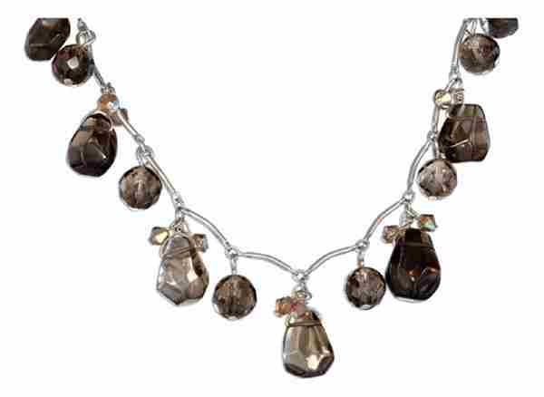 Smoky Quartz Choker Necklace Smoky Quartz Choker Necklace