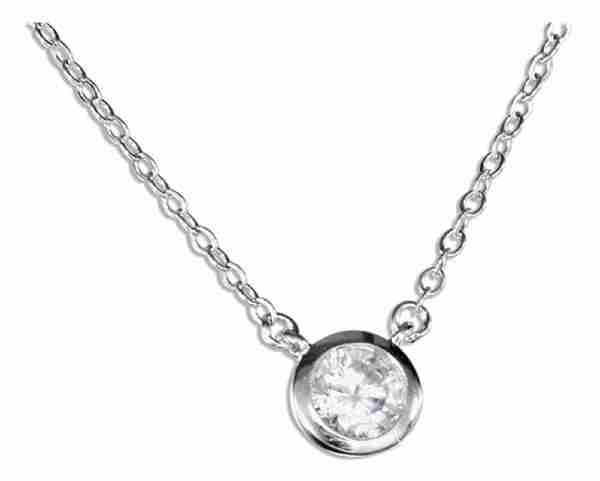 Cubic Zirconia Choker Necklace