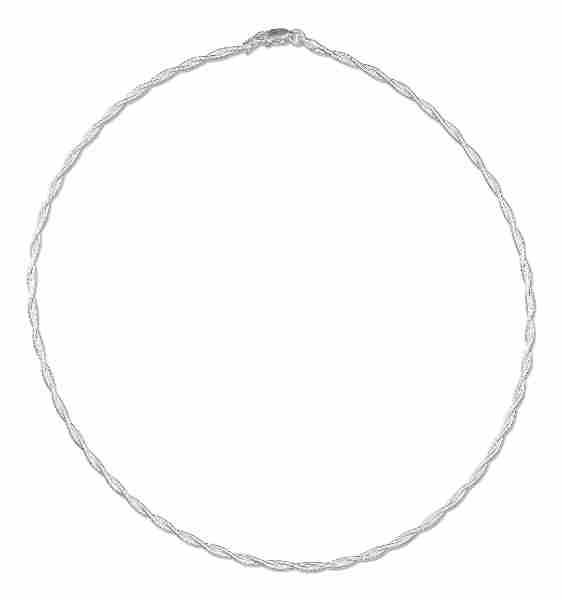 Braided Omega Choker Necklace