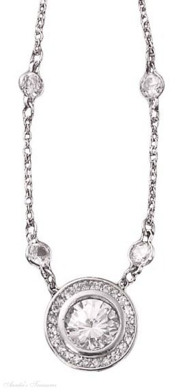 Cubic Zirconia Choker Necklace 10mm Cubic Zirconia Cubic Zirconia Choker Necklace 10mm Cubic Zirconia