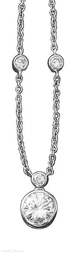 16" Cubic Zirconia Choker Necklace 16" Cubic Zirconia Choker Necklace
