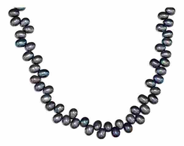 Freshwater Pearl Necklace Gray Stick Pearls Freshwater Pearl Necklace Gray Stick Pearls