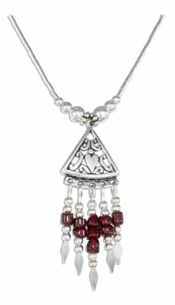 Garnet Heshi Necklace Garnet Heshi Necklace