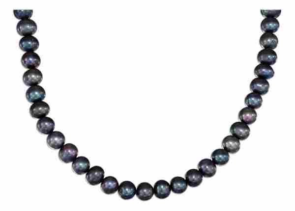 Gray Freshwater Pearl Necklace Gray Freshwater Pearl Necklace