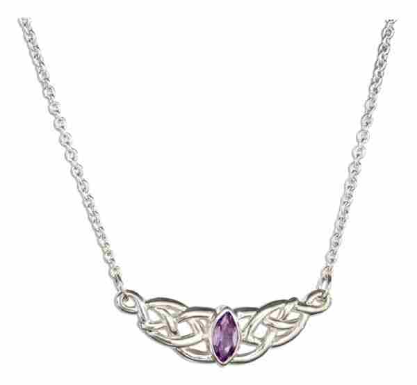 Celtic Amethyst Necklace Celtic Amethyst Necklace