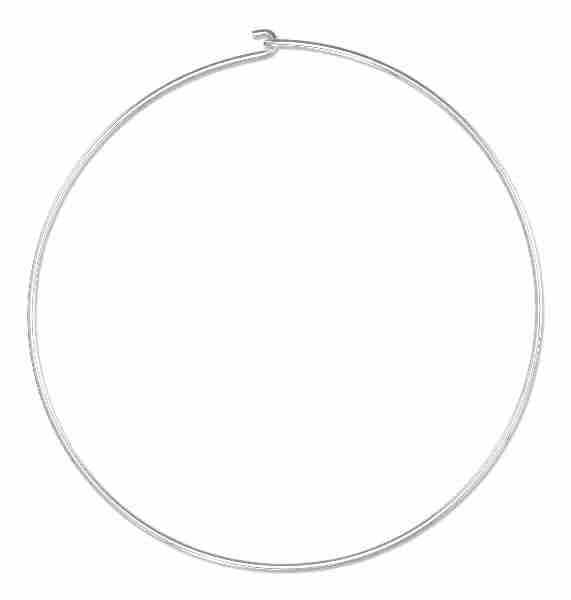 2mm Round Collar Necklace Double Hook Catch 2mm Round Collar Necklace Double Hook Catch