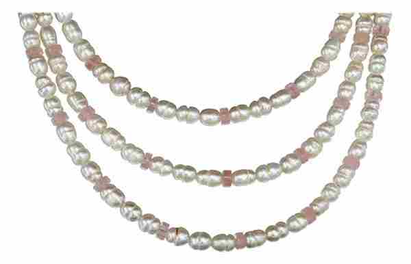 3 Strand Freshwater Pearl Necklace 3 Strand Freshwater Pearl Necklace