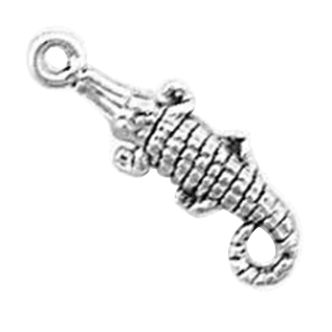 3D Detailed Alligator With Curved Tail Charm 3D Detailed Alligator With Curved Tail Charm
