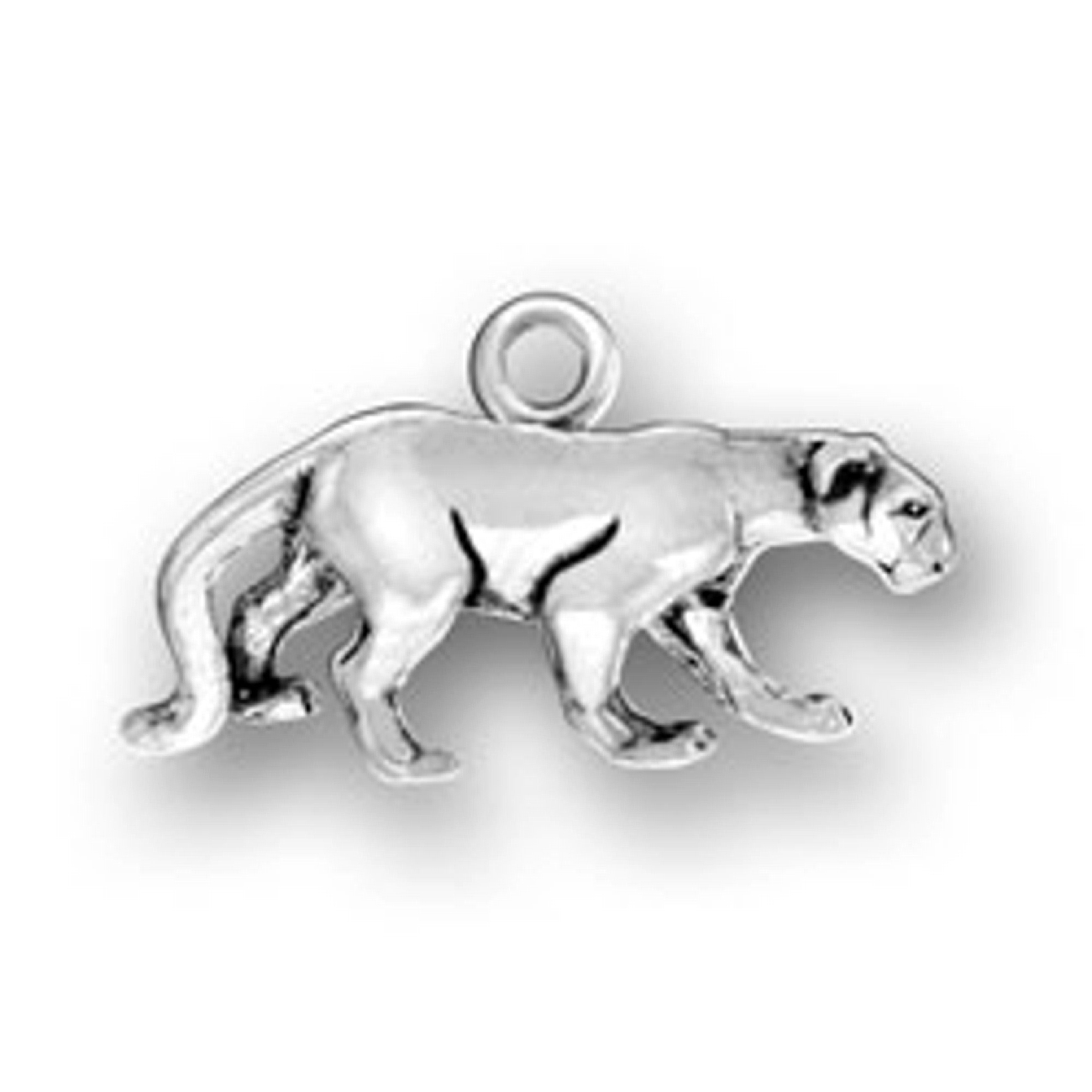3D Full Bodied Walking Panther Cougar Jaguar Charm