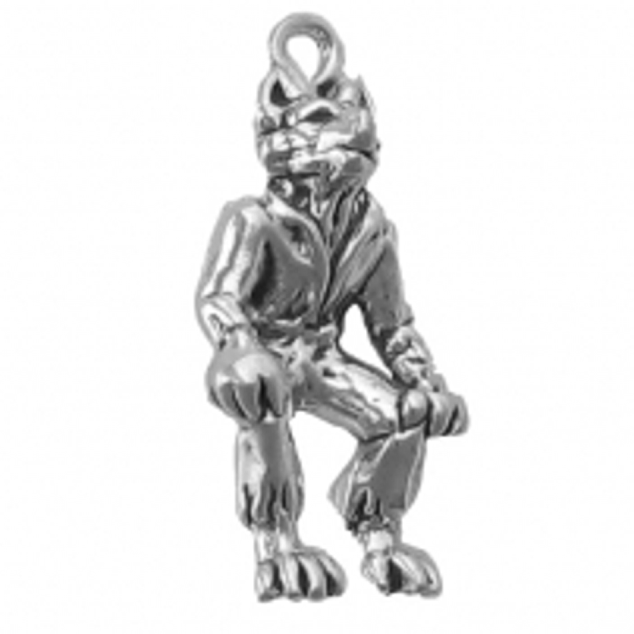 3D Clothed Walking Werewolf Wolfman Charm 3D Clothed Walking Werewolf Wolfman Charm