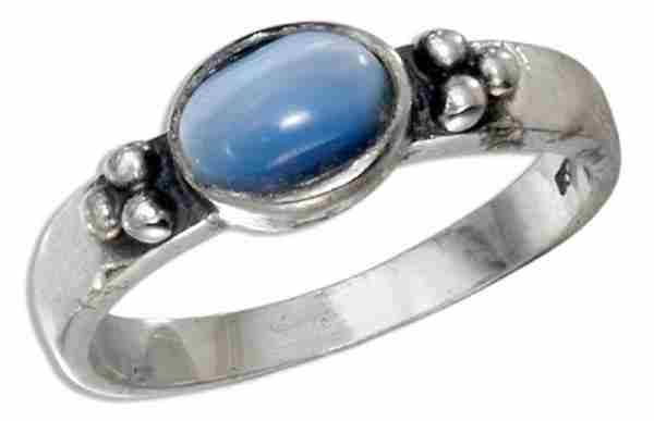 Blue Cateye Ring Blue Cateye Ring