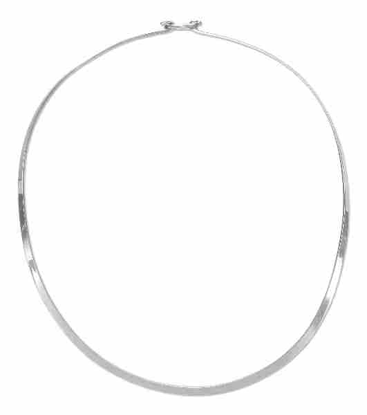 Flat Chevron Collar Choker Necklace Flat Chevron Collar Choker Necklace