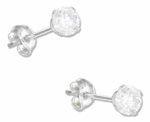 April Birthstone Cubic Zirconia Stud Earrings April Birthstone Cubic Zirconia Stud Earrings